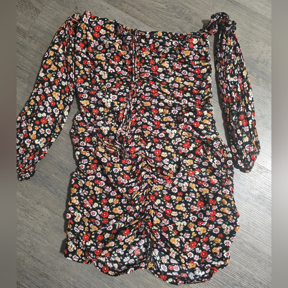 Off Shoulder Floral Dress